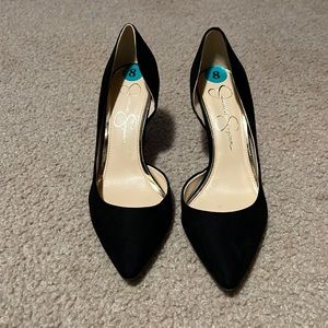 Jessica Simpson Prizma Suede Black Pump 8